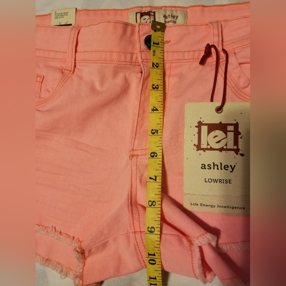 Nwt Le Ashley Lowrise Short Women's Size 13 Color Light Orange — image 5 of 8